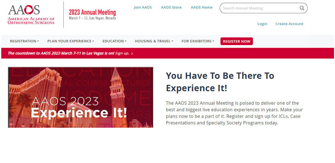 AAOS Annual Meeting 2023